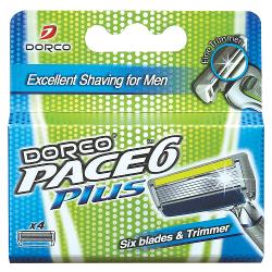 Кассеты для бритья Dorco Pace 6 с триммером - характеристики и отзывы покупателей.