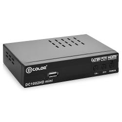 Ресивер DVB-T2 D-Color DC1002HD mini - характеристики и отзывы покупателей.