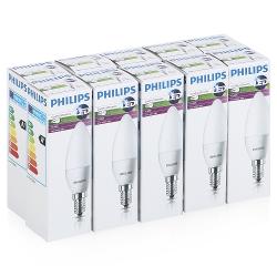 Упаковка 10 шт ламп светодиодных PHILIPS CorePro candle ND 5 - характеристики и отзывы покупателей.