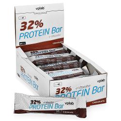 Протеиновые батончики VPLAB 32% Protein bar шоколад - характеристики и отзывы покупателей.