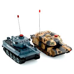 танковый бой Huanqi Tiger + Leopard 1:32 - характеристики и отзывы покупателей.