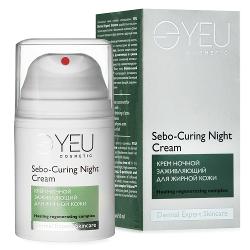 Крем для лица YEU Sebo-Сuring Night Cream - характеристики и отзывы покупателей.