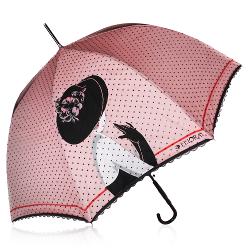 Зонт трость женский Flioraj 121202 FJ полиэстер - характеристики и отзывы покупателей.