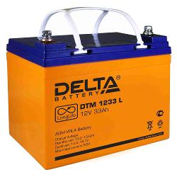 Аккумуляторная батарея Delta DTM 1233 L 33 Ah - характеристики и отзывы покупателей.
