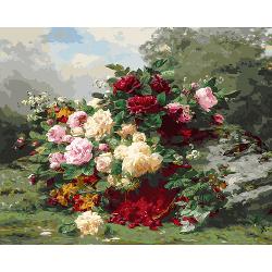 Раскраска по номерам Белоснежка Розы и ягодная корзина - характеристики и отзывы покупателей.