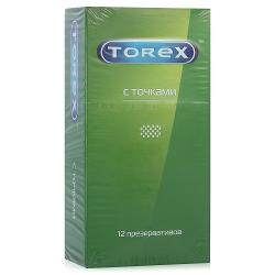 Презервативы TOREX С точками №12 - характеристики и отзывы покупателей.