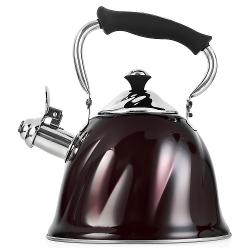 Чайник со свистком MARTA 3л шоколад - характеристики и отзывы покупателей.