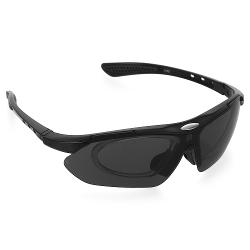 Очки спортивные солнцезащитные Bradex с 5 сменными линзами в чехле - характеристики и отзывы покупателей.
