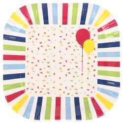 Тарелки бумажные Balloons & Confetti - характеристики и отзывы покупателей.