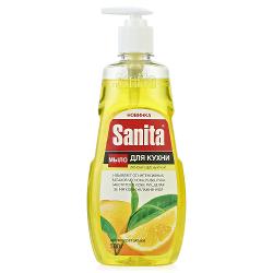 Жидкое кухонное мыло Sanita Plus Лимон и чай - характеристики и отзывы покупателей.