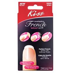 Набор накладных ногтей Kiss Everlasting French Wrap Французский маникюр - характеристики и отзывы покупателей.
