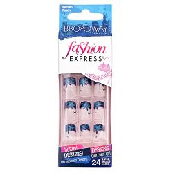 Набор накладных ногтей Kiss Broadway Fashion Express Nails френч - характеристики и отзывы покупателей.