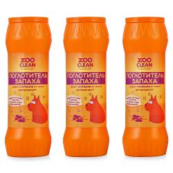 Упаковка средств 3 шт Поглотитель запаха Zoo Clean - характеристики и отзывы покупателей.