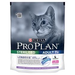 Корм сухой Purina Pro Plan Sterilised feline Adult 7+ with Turkey dry (0 - характеристики и отзывы покупателей.