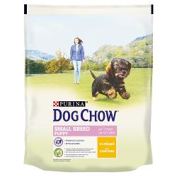 Упаковка сухих кормов 8 шт Purina DOG CHOW Puppy с курицей для щенков - характеристики и отзывы покупателей.