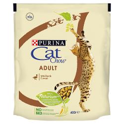 Упаковка сухих кормов 8 шт Purina CAT CHOW Adult с уткой - характеристики и отзывы покупателей.