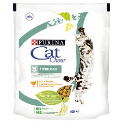 Упаковка сухих кормов 8 шт Purina CAT CHOW Sterilized с высоким содержанием домашней птицы - характеристики и отзывы покупателей.