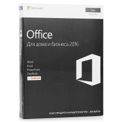 Коробочная версия Microsoft Office Mac для Дома и Бизнеса 2016 - характеристики и отзывы покупателей.