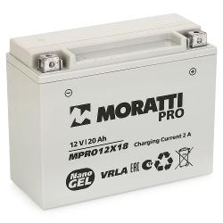 Аккумулятор мото Moratti GEL YTX18L-BS - характеристики и отзывы покупателей.