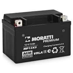 Аккумулятор мото Moratti AGM YTX9-BS - характеристики и отзывы покупателей.