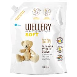 Жидкое средство для стирки Wellery Soft Baby - характеристики и отзывы покупателей.