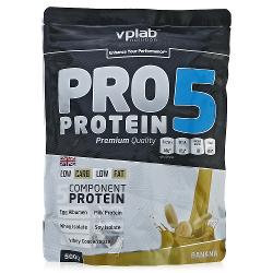 Протеин VPLAB PRO 5 Protein / 500 гр / банан - характеристики и отзывы покупателей.