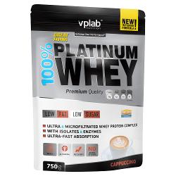 Протеин VPLAB 100% Platinum Whey / 750 гр / капучино - характеристики и отзывы покупателей.