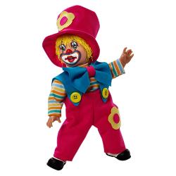 Кукла клоун Arias 38см малиновый - характеристики и отзывы покупателей.