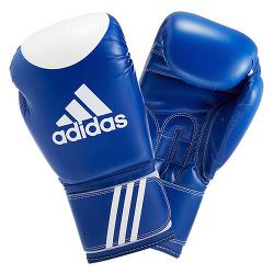 Перчатки для кикбоксинга Adidas Ultima Target WACO сине-белые - характеристики и отзывы покупателей.
