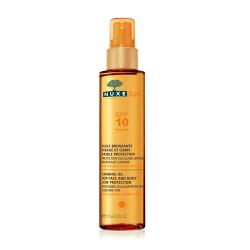 Солнцезащитное масло для лица и тела SPF 10 Nuxe Nuxe Sun - характеристики и отзывы покупателей.