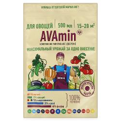 Удобрение AVAmin для овощей - характеристики и отзывы покупателей.