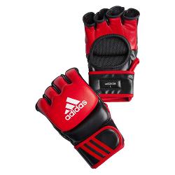 Перчатки для смешанных единоборств Adidas Ultimate Fight красно-черные - характеристики и отзывы покупателей.