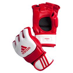 Перчатки для смешанных единоборств Adidas Competition Training красно-белые - характеристики и отзывы покупателей.