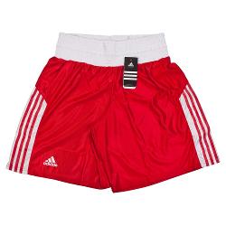 Шорты боксерские Adidas Amateur Boxing Shorts красные - характеристики и отзывы покупателей.