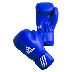 Перчатки боксерские Adidas AIBA синие - характеристики и отзывы покупателей.