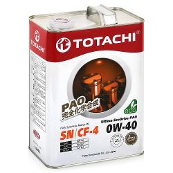 Моторное масло TOTACHI Ultima EcoDrive PAO 0W-40 SN/CF - характеристики и отзывы покупателей.