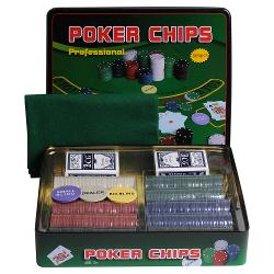 Набор для покера Holdem Light на 500 фишек без номинала - характеристики и отзывы покупателей.