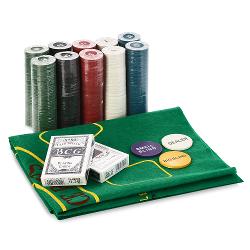 Набор для покера Holdem Light на 500 фишек с номиналом - характеристики и отзывы покупателей.