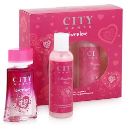 Парфюмерный набор City Woman Love Love туалетная вода - характеристики и отзывы покупателей.