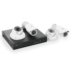 Комплект видеонаблюдения/видеозаписи GiNZZU HK-440D - характеристики и отзывы покупателей.