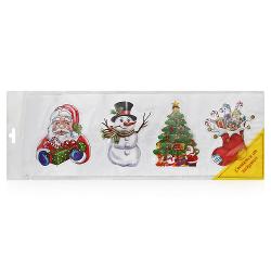 B&H Наклейка светящаяся Дед Мороз - характеристики и отзывы покупателей.