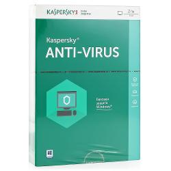 Антивирус Kaspersky Anti-Virus 2017 на 1 год на 2 ПК - характеристики и отзывы покупателей.