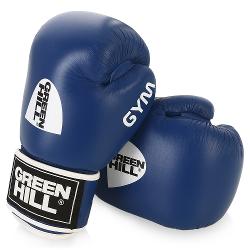Перчатки боксёрские Green Hill GYM синие 12oz - характеристики и отзывы покупателей.