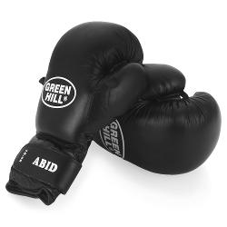 Перчатки боксёрские Green Hill ABID черные 12 oz - характеристики и отзывы покупателей.
