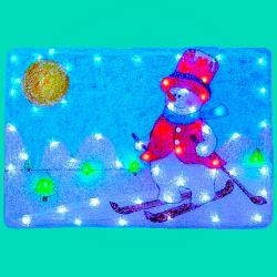 SHLights Панно светодиодное Снеговик на лыжах - характеристики и отзывы покупателей.