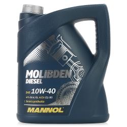Моторное масло Mannol Molibden Diezel 10W40 - характеристики и отзывы покупателей.