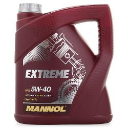Моторное масло Mannol Extreme 5W40 - характеристики и отзывы покупателей.