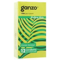 Презервативы Ganzo Ultra thin № 12 - характеристики и отзывы покупателей.