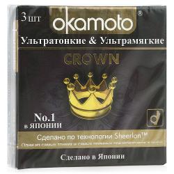 Презервативы OKAMOTO Crown № 3 - характеристики и отзывы покупателей.