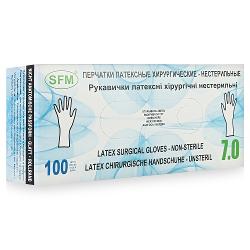 Перчатки SFM латекс хирургические нестерильные разм - характеристики и отзывы покупателей.